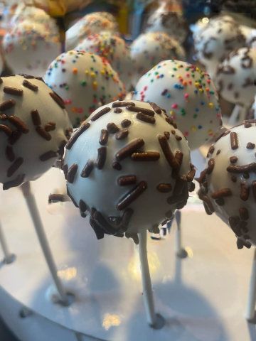 Cake Pops by 1146 Vegan. Vegan and Gluten-free.