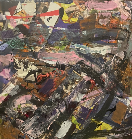 Dirt Bag - Multimedia collage